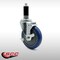 Service Caster 5 Inch SS Blue Polyurethane Swivel 1-1/8 Inch Expanding Stem Caster Brake, 2PK SCC-SSEX20S514-PPUBBLUE2-TLB-2-MTG43 - alternate 5